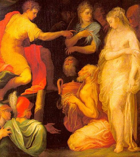 ABBATE, Niccolo dell The Continence of Scipio oil painting image